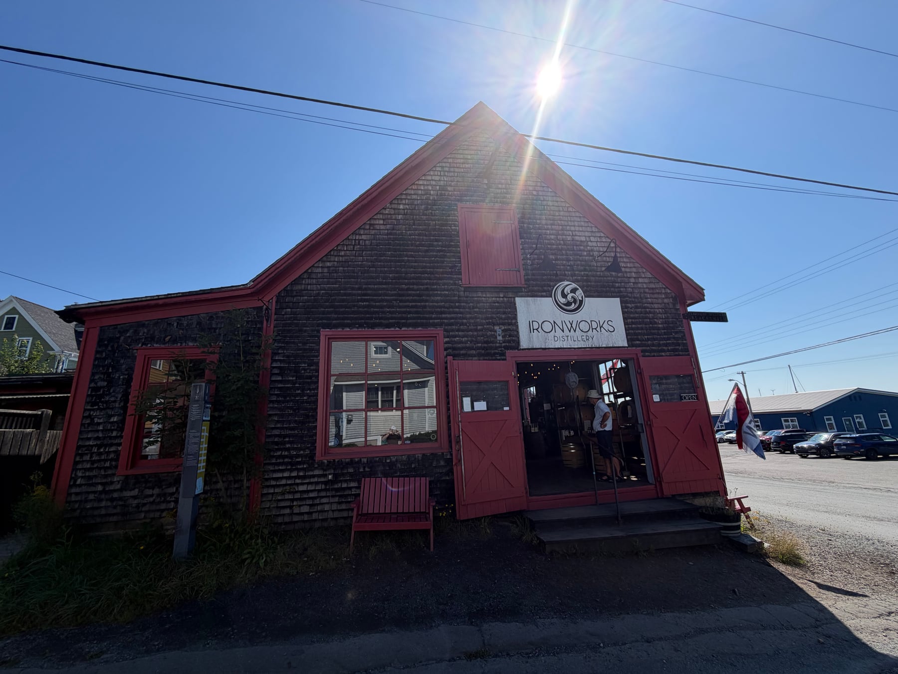 Ironworks Distillery. Visitor view of this Lunenburg landmark.