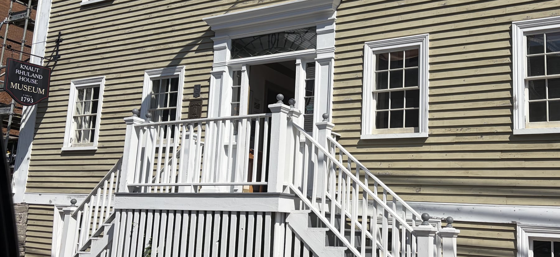 Knaut–Rhuland House Museum. Visitor view of this Lunenburg landmark.
