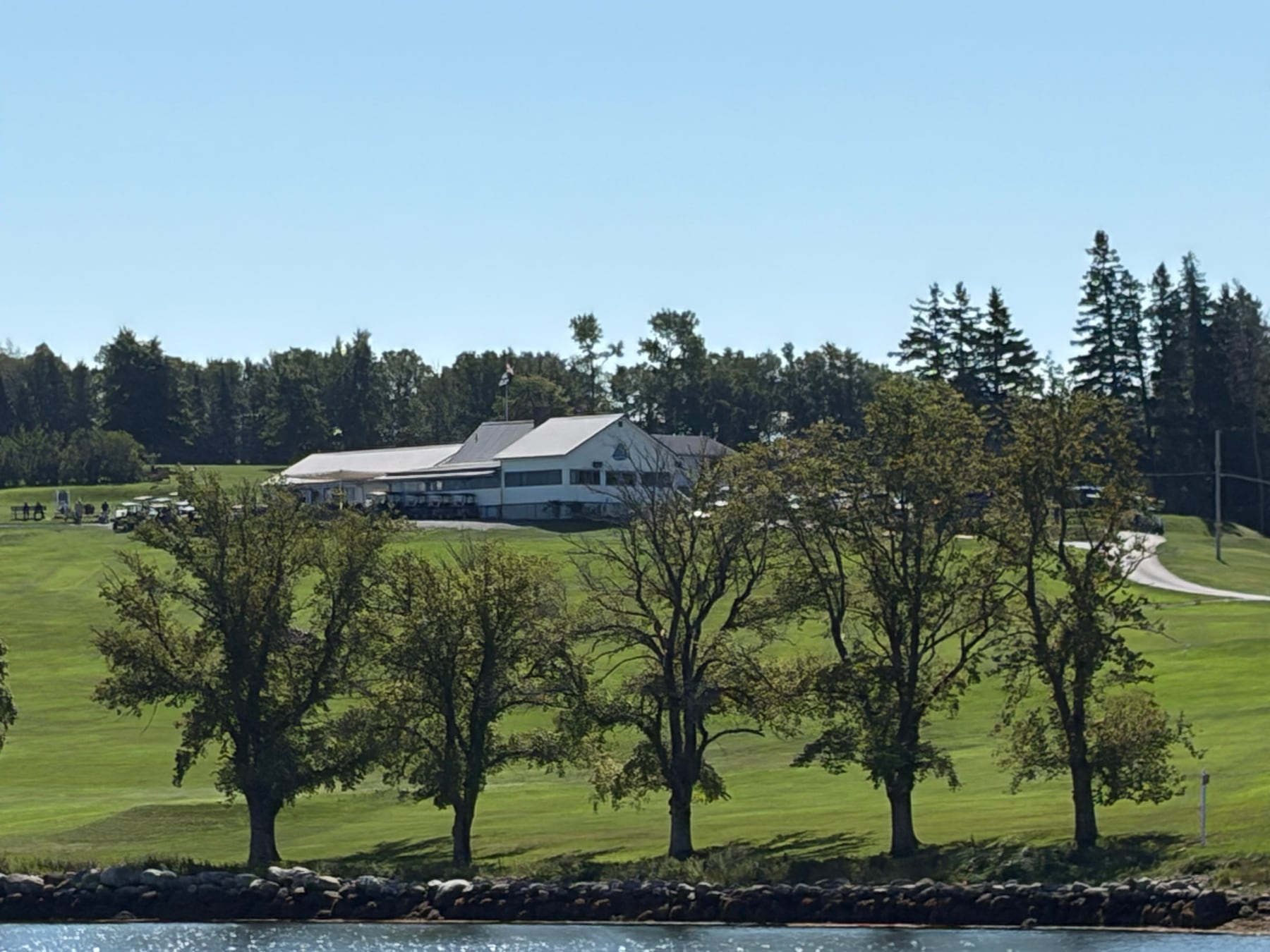 Play nine holes above the harbour
