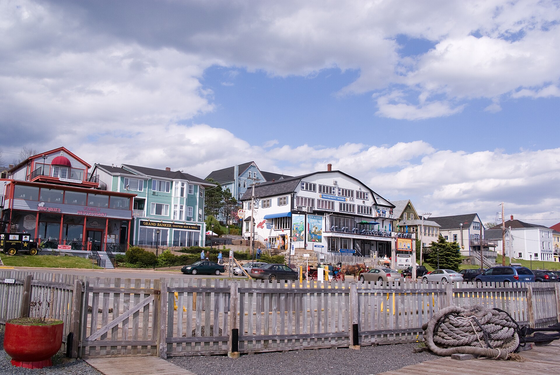The Working Waterfront. Visitor view of this Lunenburg landmark.
