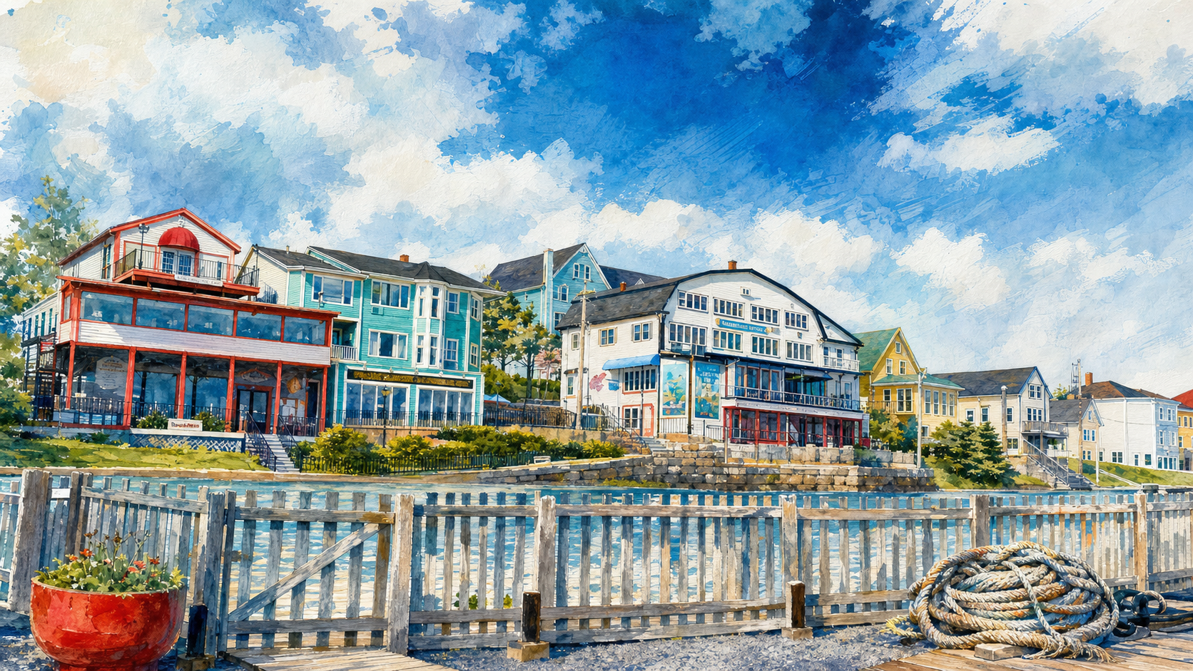 Old Town Lunenburg. Visitor view of this Lunenburg landmark.