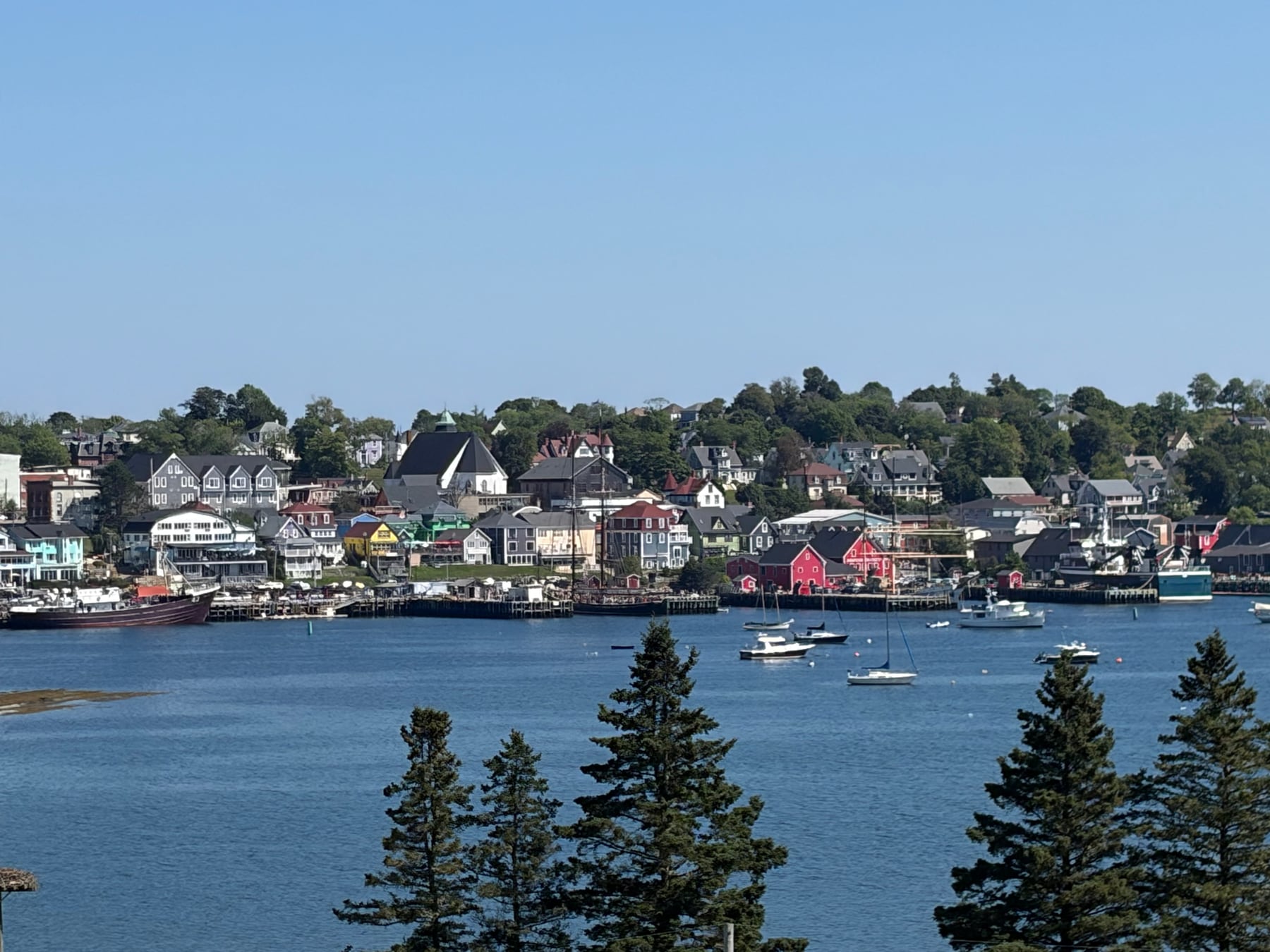 The Golf Course Look-off. Visitor view of this Lunenburg landmark.